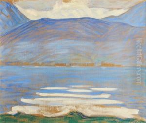Blick Vom See Nach Ascona by Oscar Wilhelm Luethy