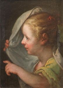 Study Of A Young Girl by Benedetto Luti