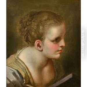 Tete De Jeune Fille by Benedetto Luti