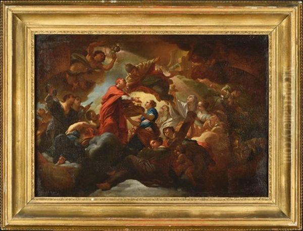 Allegorie De L'accession Au Trone Pontifical D'oddone Colonna Sou Le Nom De Martin V - view 1