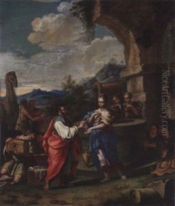Rebecca Und Eliezer by Benedetto Luti