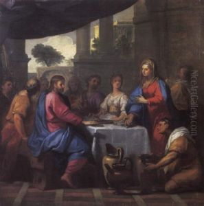 The Marriage At Cana by Benedetto Luti