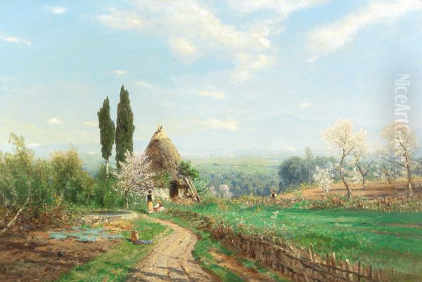 Spring In The Campagna - view 1