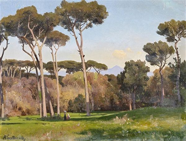 Italienischer Pinienwald - view 1