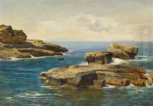 Felsenkuste Vor Sorrent by Ascan Lutteroth
