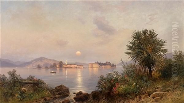 Abendstimmung Bei La Baghera Mit Blick Auf Die Isola Bella - view 1