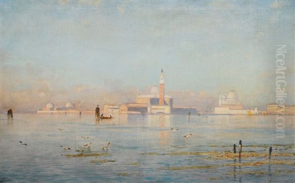 Blick Uber Die Lagune Auf Venedig - view 1