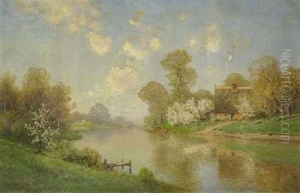 Kanallandschaft Im Fruhling - view 1