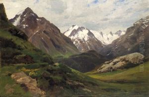 Der Maloja-pass In Den Schweizer Alpen by Ascan Lutteroth