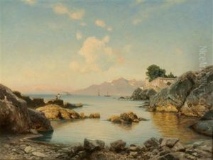 Bucht Am Comer See by Ascan Lutteroth