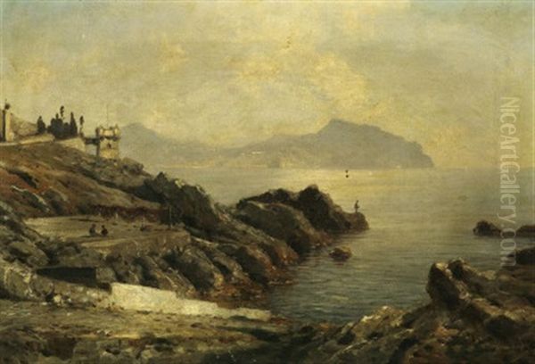 Nervi. Blick Auf Den Ort An Der Riviera Di Levante In Ligurien - view 1