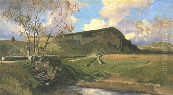 Italienische Landschaft, Blick Auf Die Via Flaminia - view 1