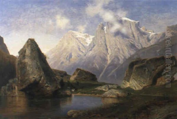 Am St. Gotthard Im Sommer - view 1