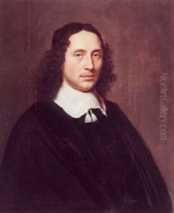 Portrait Of A Young Man Wearing A Black Costume And A White Linen Collar With Tassels Portrait Of A Young Man Wearing A Black Costume And A White Linen Collar With Tassels