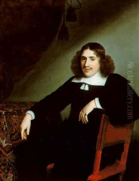 Portrait Of A Man Seated In A Chair - view 1