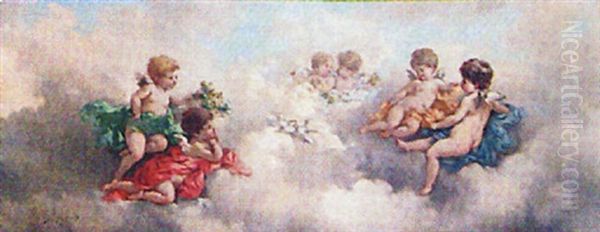 Putti In The Clouds - view 1