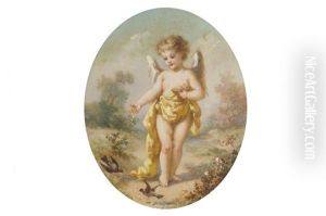 Angel Fleeing Doves by Edwin Landseer Lutyens