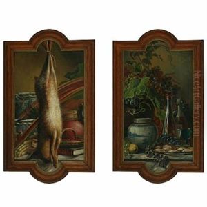 Nature Morte (+ Still Life; 2 Works) by N. A. Luetzen