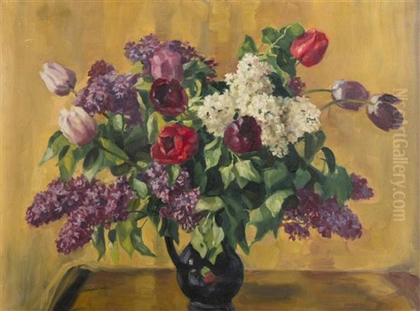 Lilacs And Tulips - view 1