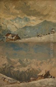 Vues De L'alpe D'huez (2 Works) by Jean Luypaert