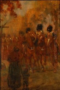 Horseman by Arie Martinus Luyt