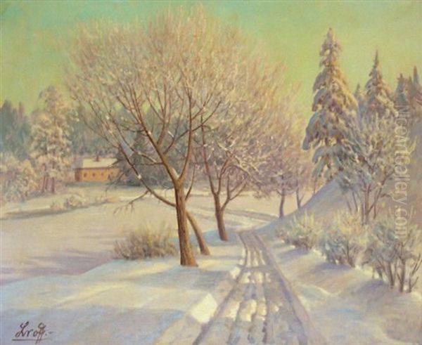 Paysage De Neige Ensoleille - view 1