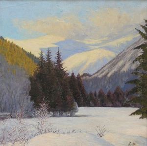 Solitude Hivernale by Petr Ivanovich Lvov