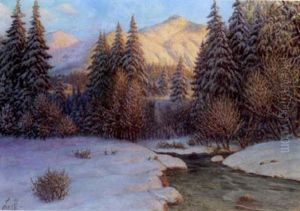 Winter Landscape by Petr Ivanovich Lvov