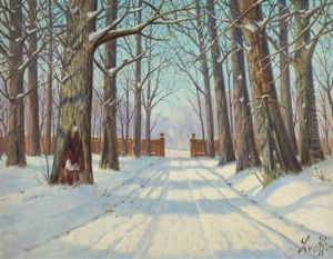Paysage De Neige Paysage De Neige