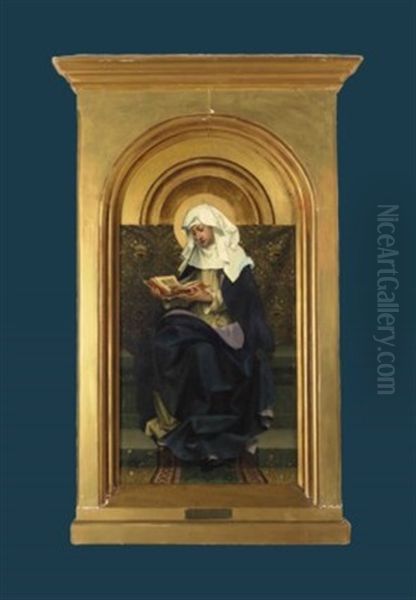 Vierge Lisant - view 1