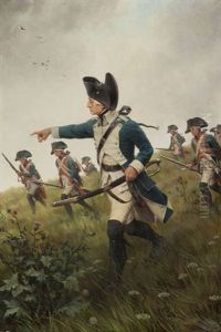 Jersey-bleus En Eclaireurs/(guerre De L'independance Americaine/1783)