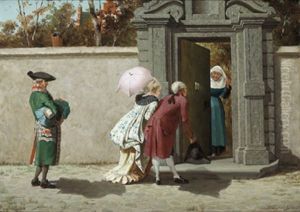 Willkommene Gaste by Theophile Lybaert