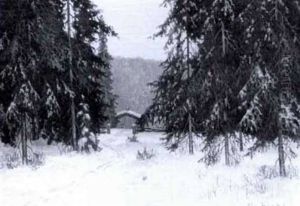 Skidspar, Marsvinter by Oscar Lycke