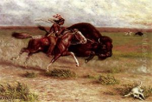 The Buffalo Hunt by Harry Lyman