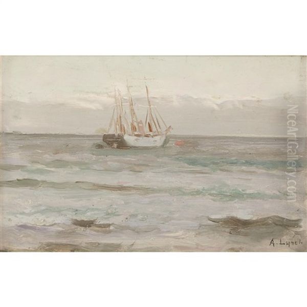 Ship Off The Coast - view 1