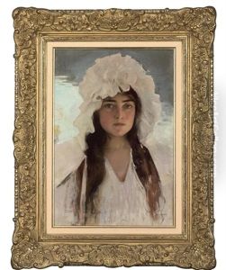 Portrait Of A Girl In A White Bonnet