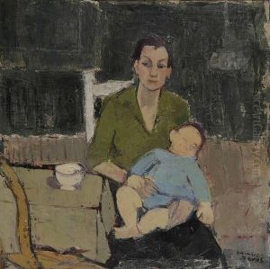 Moeder Met Kind. by Devos Berenice