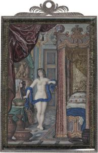 Cleopatra And The Asp In An Elegant Interior Cleopatra And The Asp In An Elegant Interior
