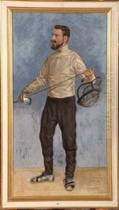 L'escrimeur by Amedee (Ernest) Lynen