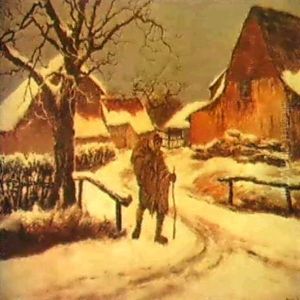 Retour Au Village En Hiver by Amedee (Ernest) Lynen