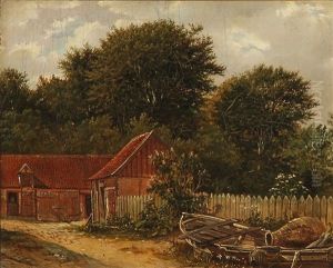 A House Near The Beach by Lauritz Rasmus Lyngbye