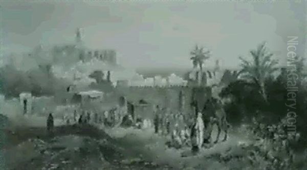 Arabische Stadt An Der Kuste. - view 1