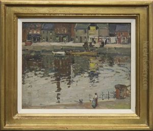 North Harbour, Ayr by Thomas Bonar Lyon