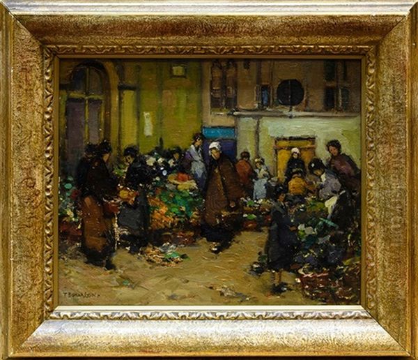 The Little Market, Bruges - view 1