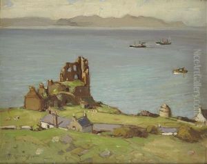 Dunure Castle by Thomas Bonar Lyon