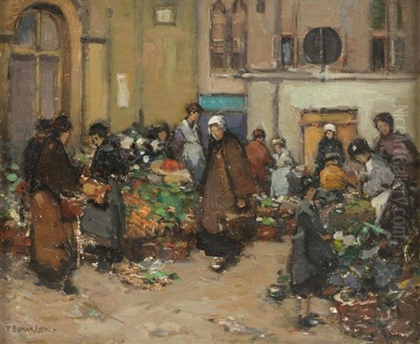 The Little Market, Bruges - view 1