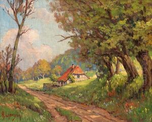 Landschaft Im Schwarzwald by Arnold E. Lyongrun