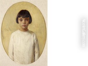 Girl In White Dress by Nicolas Lytras