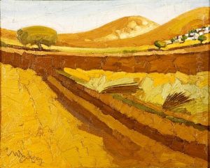 Ploughed Field - Tinos by Nicolas Lytras