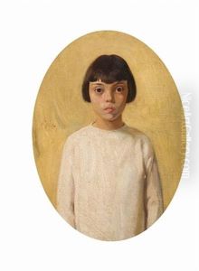 Girl In White Dress by Nicolas Lytras